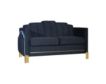 New Classic Home Furnishings Empire Black Lighted Loveseat small image number 2