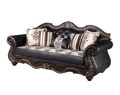 New Classic Maximus Dark Brown Sofa