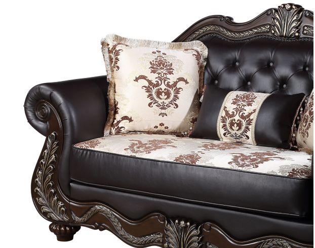 New Classic Maximus Brown Loveseat large image number 6