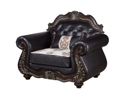 New Classic Maximus Dark Brown Chair