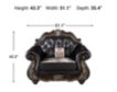 New Classic Maximus Dark Brown Chair small image number 7