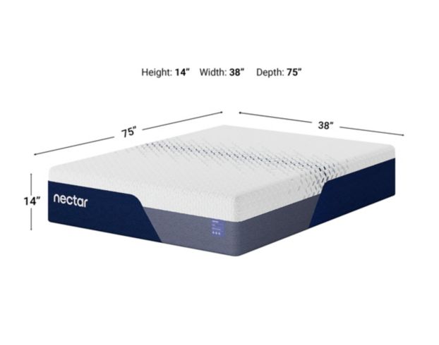 Nectar Luxe Memory Foam 5.1 Twin Mattress large image number 9