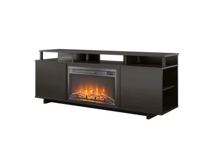 Nebraska Furniture Mart Mason TV Stand with Electric Fireplace Insert