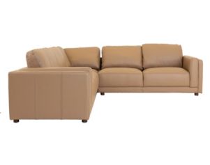 Nice Link Home Furnishings 9670 Collection camel 100% Leather 3-Piece Sectional