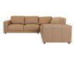 Nice Link Home Furnishings 9670 Collection camel 100% Leather 3-Piece Sectional small image number 3