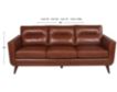 Nice Link Home Furnishings 9570 Collection Cobblestone 100% Leather Sofa small image number 12