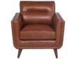 Nice Link Home Furnishings 9570 Collection Cobblestone 100% Leather Chair small image number 1