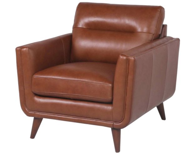 Nice Link Home Furnishings 9570 Collection Cobblestone 100% Leather Chair large image number 2
