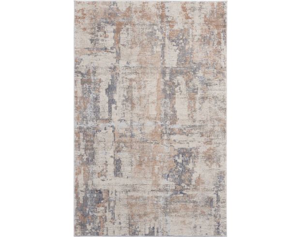 Nourison Rustic Textures 5' X 7' Gray Rug large image number 1