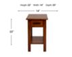 Oakwood Industries Mission Chairside Table small image number 9