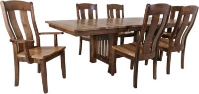 Oakwood Industries Evansville 7 Piece Dining Set Homemakers Furniture