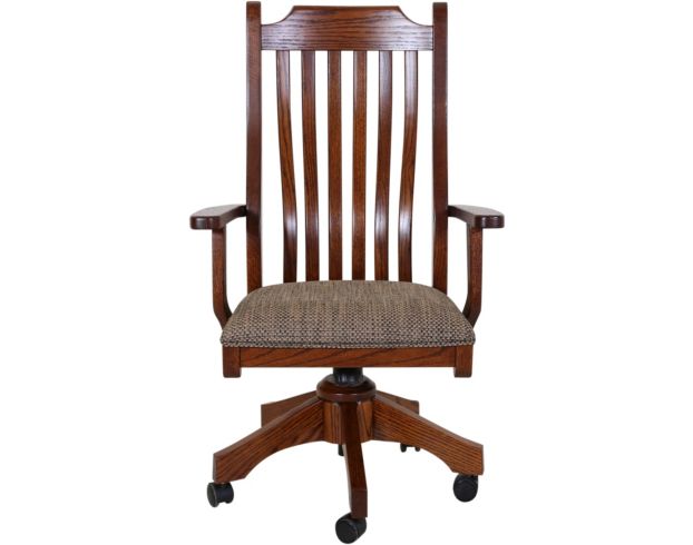 Oakwood Industries Mission Dining Caster Arm Chair large image number 1