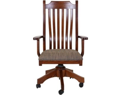 Oakwood Industries Mission Dining Caster Arm Chair