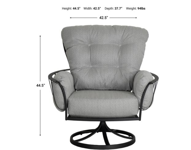 O W Lee Company Monterra Swivel Rocker Lounge Chair large image number 6