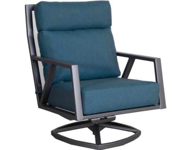 O W Lee Company Aris Swivel Rocker Lounge Chair large image number 2