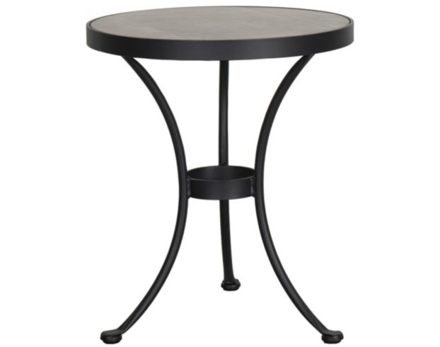 O W Lee Company Monterra Urban Pulse Wrought Iron Outdoor Side Table large image number 1