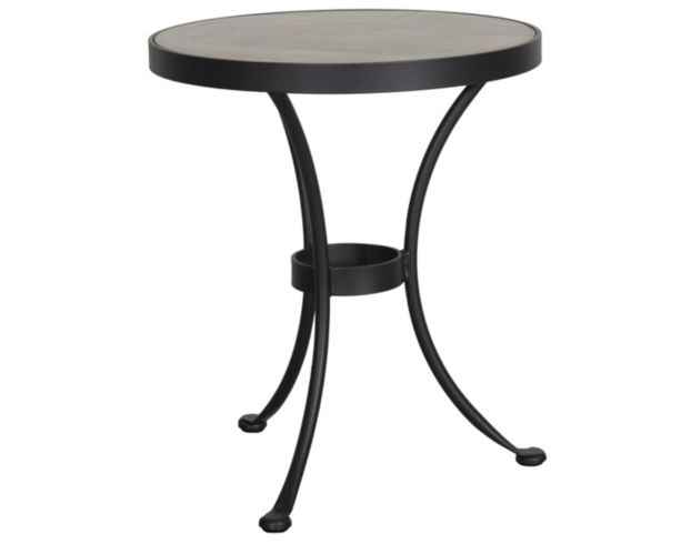 O W Lee Company Monterra Urban Pulse Wrought Iron Outdoor Side Table large image number 3