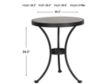 O W Lee Company Monterra Urban Pulse Wrought Iron Outdoor Side Table small image number 5