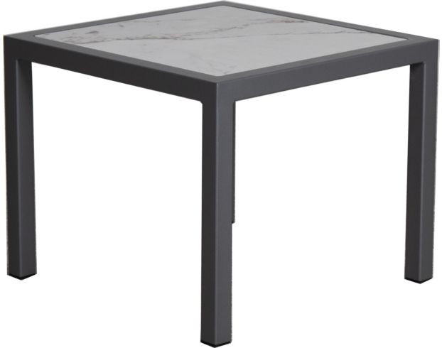 O W Lee Company Quadra Square Outdoor Side Table large image number 2