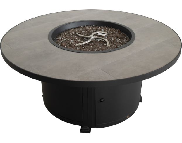 O W Lee Company Santorini 54-Inch Round Outdoor Fire Pit Table large image number 2