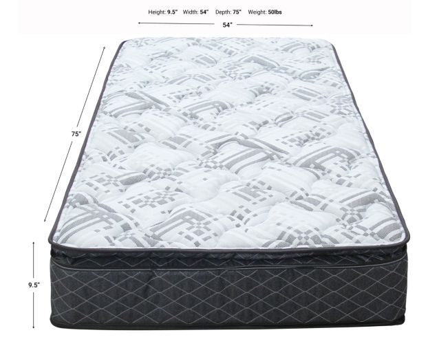Sleeptronic Full Mattress Pillow Top Hamilton II large image number 5