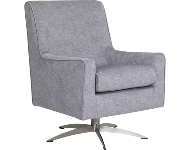 Overman International Morgan Grey Swivel Chair large image number 2