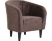 Overman International Curved Chocolate Tub Chair small image number 2