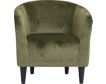 Overman International Curved Avocado Tub Chair small image number 1
