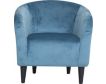Overman International Curved Teal Tub Chair small image number 1