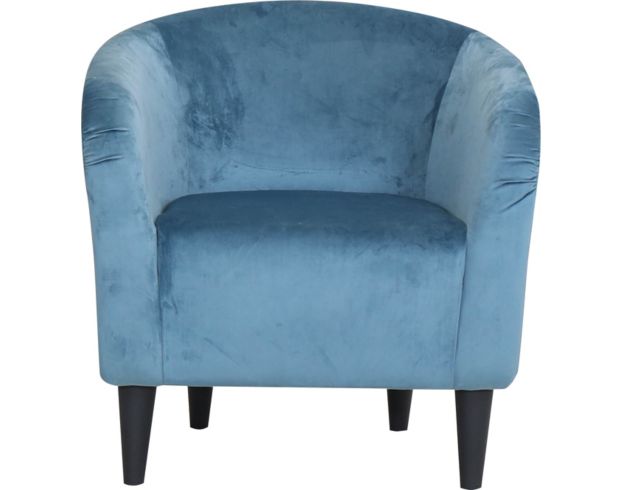 Overman International Curved Teal Tub Chair large image number 1