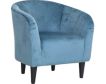 Overman International Curved Teal Tub Chair small image number 2