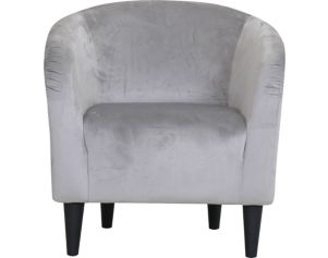 Overman International Curved Pewter Tub Chair