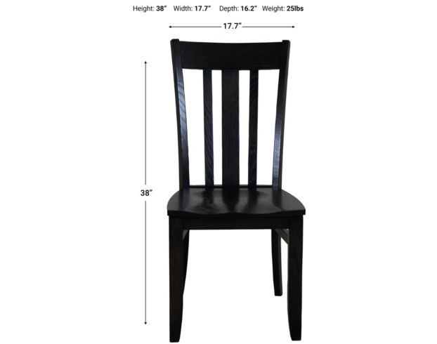 Mavin Kingville Cleveland Dark Charcoal Dining Chair large image number 5