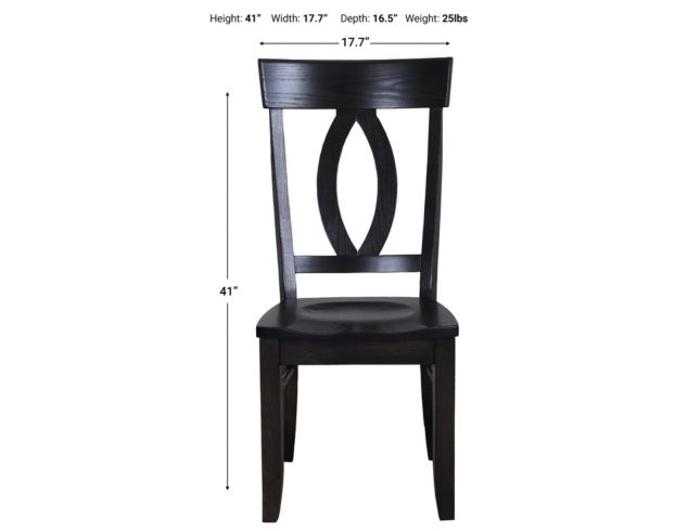 Mavin Kingville Keystone Dark Charcoal Dining Chair large image number 6