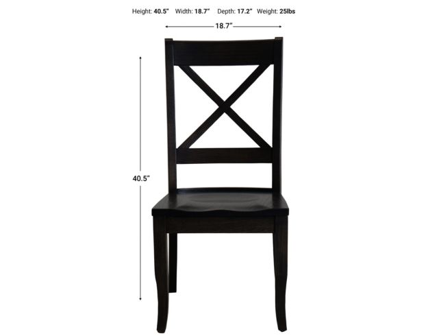 Mavin Kingville Single X Dark Charcoal Dining Chair large image number 5