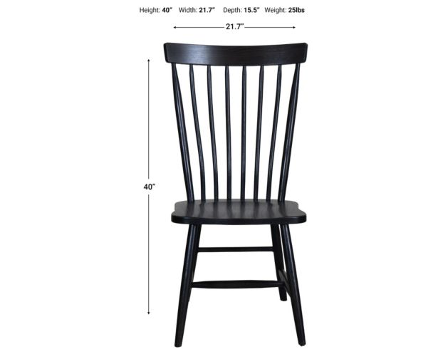 Mavin Kingville Percy Dark Charcoal Dining Chair large image number 6