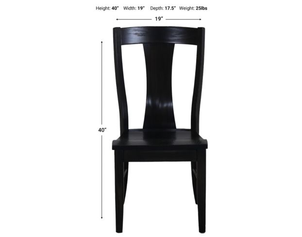 Mavin Kingville Siena Dark Charcoal Dining Chair large image number 6