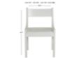 Mavin Gia White Dining Chair small image number 5