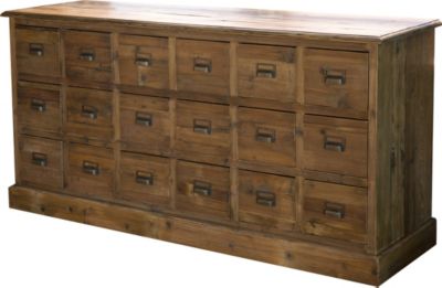 Park Hill Collection Old Pine Seed Cabinet Homemakers Furniture