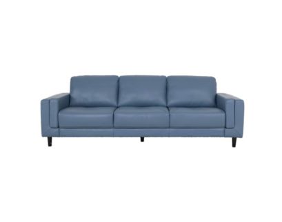 Palliser Furniture Ltd. Zuri Twilight Blue Leather Sofa