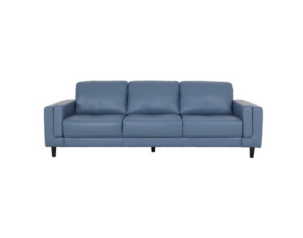 Palliser Furniture Ltd. Zuri Twilight Blue Leather Sofa large image number 1