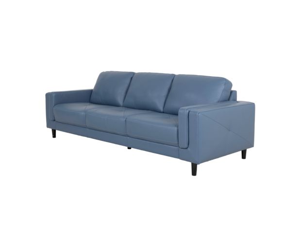 Palliser Furniture Ltd. Zuri Twilight Blue Leather Sofa large image number 2