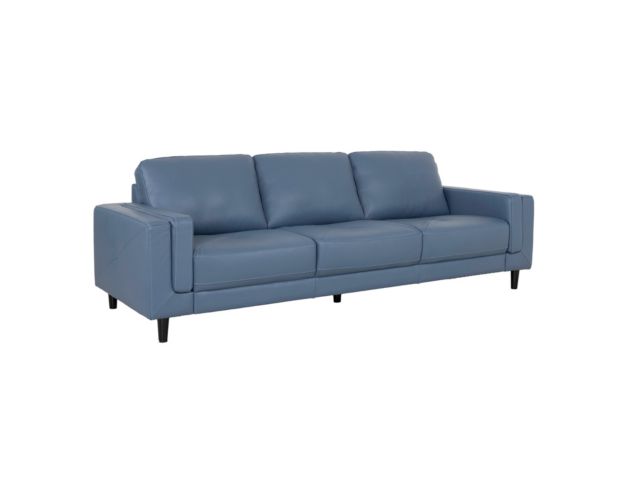 Palliser Furniture Ltd. Zuri Twilight Blue Leather Sofa large image number 5