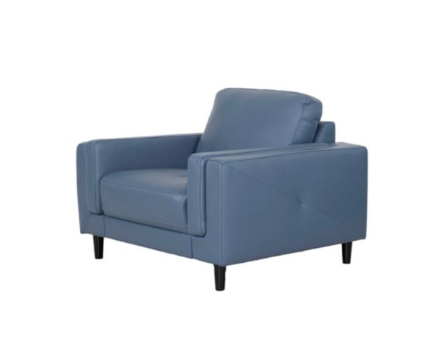 Palliser Furniture Ltd. Zuri Twilight Blue Leather Chair large image number 2