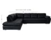 Palliser Miami Ink 2-Piece Left-Facing Chaise Sectional small image number 6