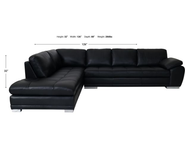 Palliser Miami Ink 2-Piece Left-Facing Chaise Sectional large image number 6