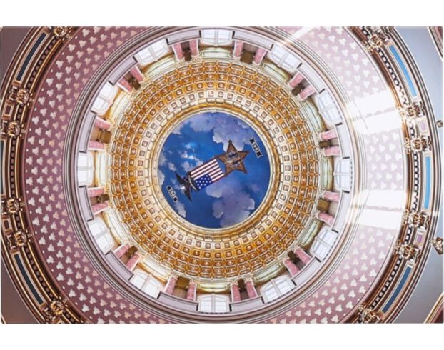 Prestige Arts Des Moines Inside the Capitol Dome 24 X 36 large image number 1