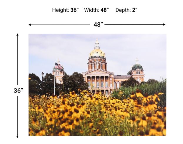 Prestige Arts Des Moines Flowers at the Capitol 36 X 48 large image number 3
