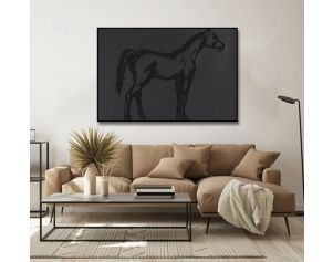 Prestige Arts 74" x 50" Toned Horse Wall Art
