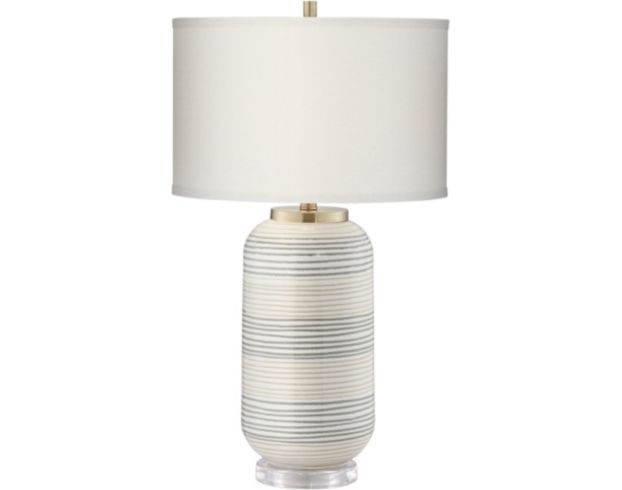 Pacific Coast Lighting Striped Adler Table Lamp large image number 1